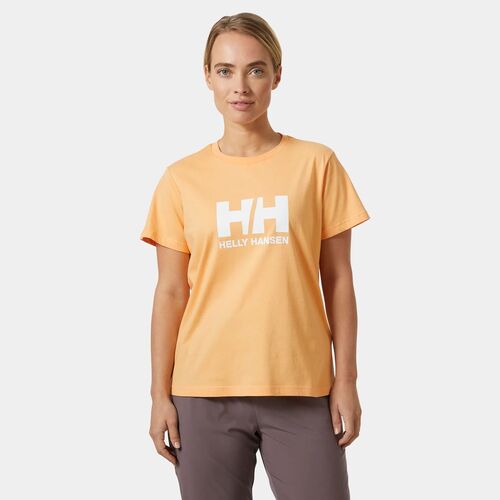 Camiseta Naranja Helly Hansen Logo Miami Peach M