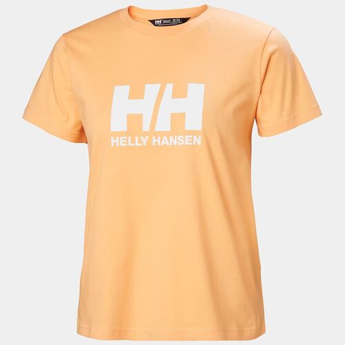 Camiseta Naranja Helly Hansen Logo Miami Peach L