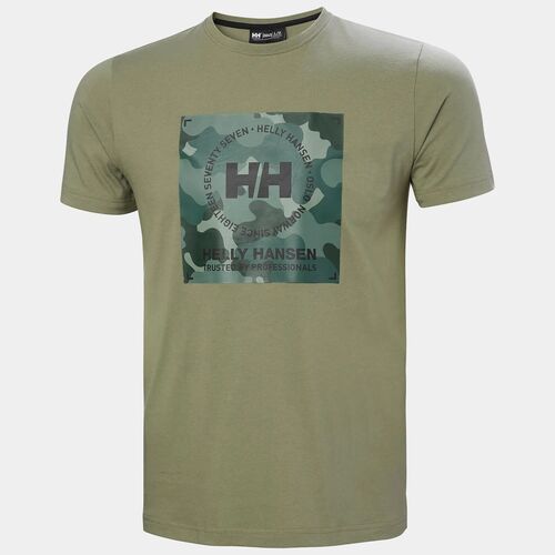 Camiseta Verde Helly Hansen Core Graphic Lav Green  S
