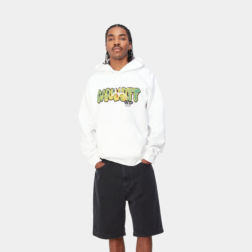 Sudadera Blanca Carhartt Hooded Drip Sweat White M