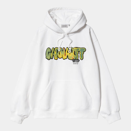 Sudadera Blanca Carhartt Hooded Drip Sweat White M