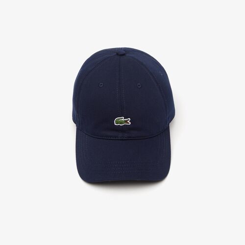 Gorra Azul Marino Lacoste en Sarga de Algodón Ecológico