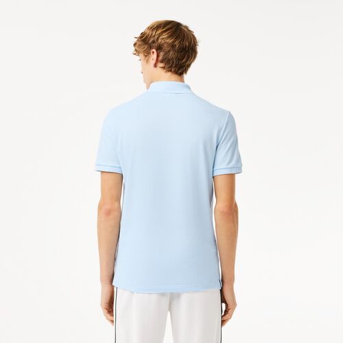 Polo Azul Claro Lacoste L.12.12 Slim Fit en Petit Piqu S