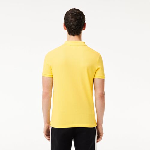 Polo Amarillo Lacoste L.12.12 Slim Fit en Petit Piqu  S