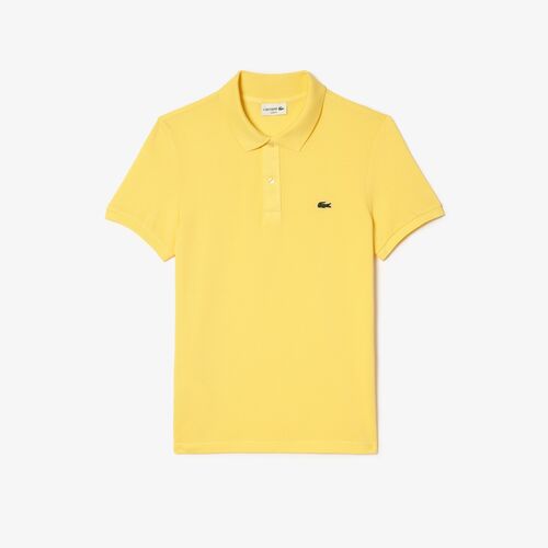 Polo Amarillo Lacoste L.12.12 Slim Fit en Petit Piqu  S