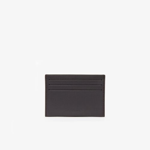 Tarjetero Marrón de Piel FG Lacoste 