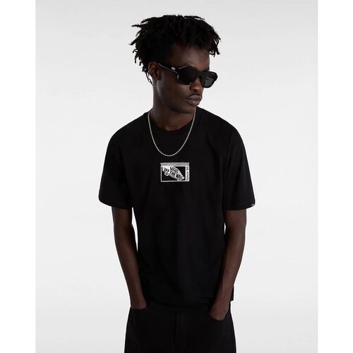 Camiseta Negra Vans Tech Box S