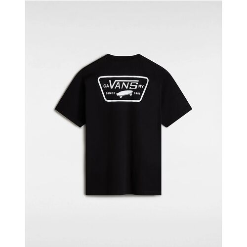 Camiseta Negra Vans Full Patch Back S