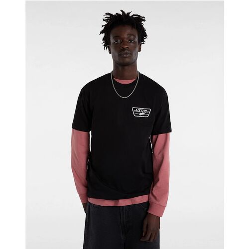 Camiseta Negra Vans Full Patch Back S