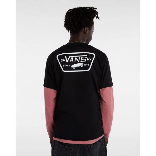 Camiseta Negra Vans Full Patch Back S