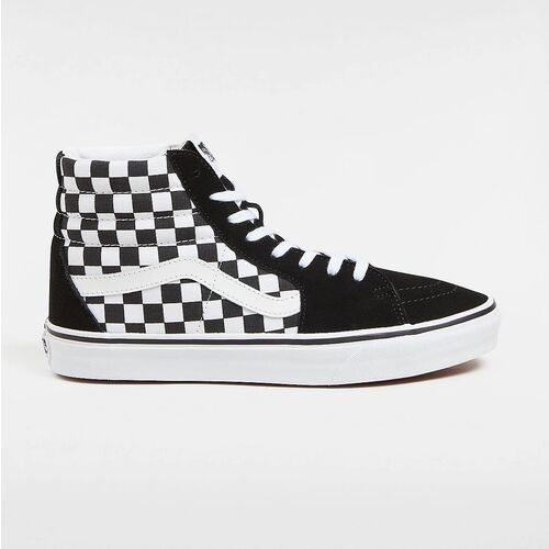 Zapatillas Blanca y Negra Vans Checkerboard SK8-HI 38