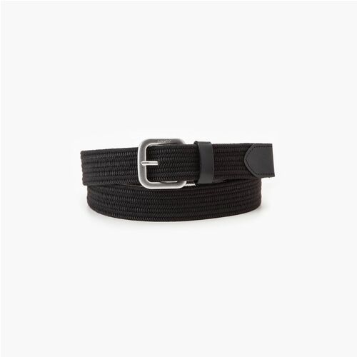 Cinturón Negro Levis Elástico Black 95