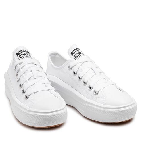 Zapatillas Blancas Converse Chuck Taylor All Star Move 37.5
