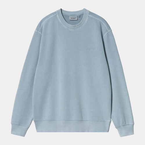 Sudadera Azul Carhartt Duster Script Sweat Misty Sky S