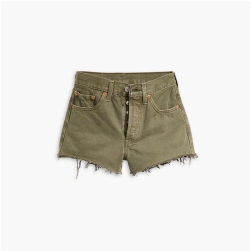 Pantalón Corto Verde Levis 501 Dusty Lichen Short 25