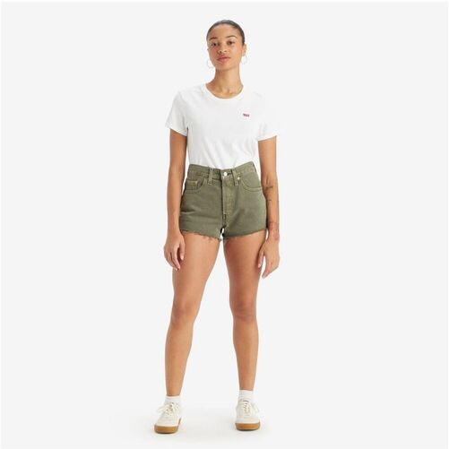 Pantalón Corto Verde Levis 501 Dusty Lichen Short 25