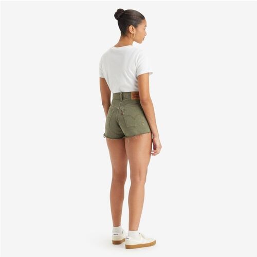 Pantalón Corto Verde Levis 501 Dusty Lichen Short 25