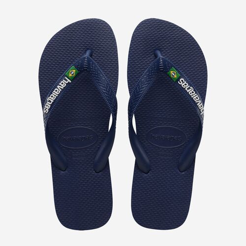 Chanclas Azules Havaianas Brasil Logo Navy Blue 39/40