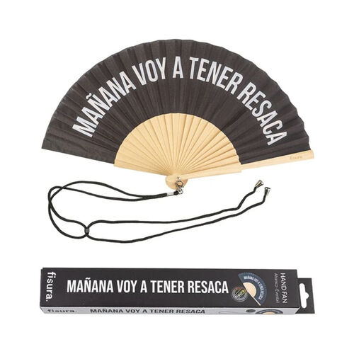 Abanico Negro Fisura Mañana voy a tener resaca 