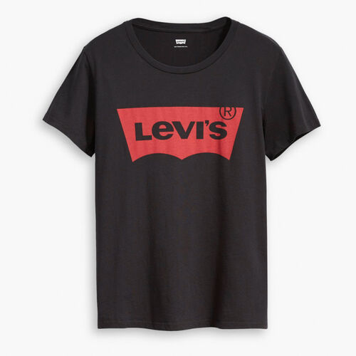 Camiseta Negra Levis The Perfect Tee L