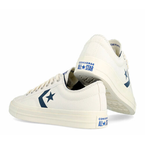 Zapatillas Blancas - Azules Converse Star Player 76 OX 44
