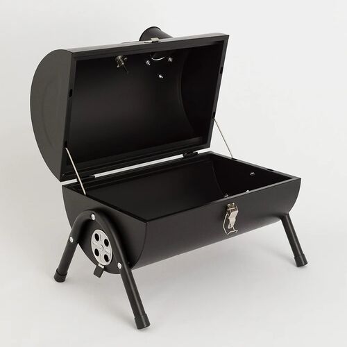 Barbacoa Negra Create Ahumadora de Carbón Portátil BBQ Smokey Compact 
