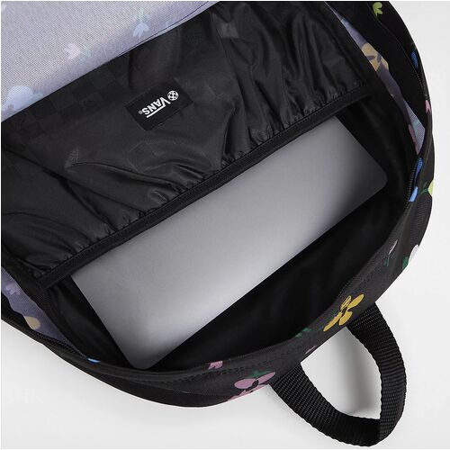 Mochila Negra Flores Vans Old Skool Classic 