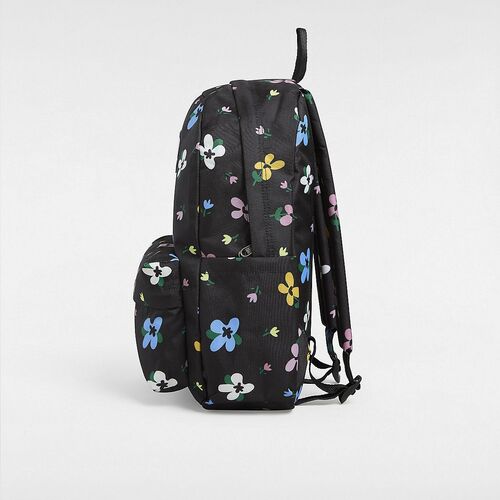 Mochila Negra Flores Vans Old Skool Classic 