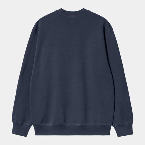 Sudadera Azul Carhartt sin capucha Sweat Air Force Blue L