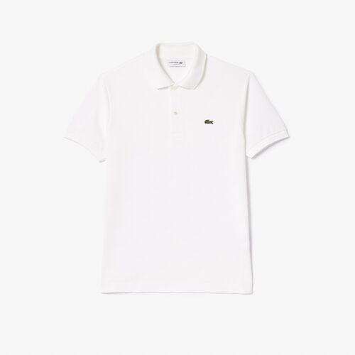 Polo Blanco Lacoste L12.12 con Logo Pequeño S
