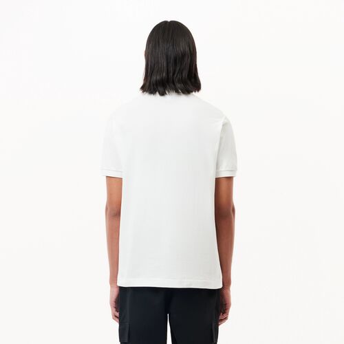 Polo Blanco Lacoste L12.12 con Logo Pequeño S
