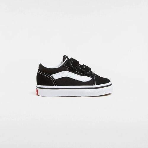 	Zapatillas Negras Vans con Cierre Adherente Old Skool de Niño (1-4 años) 23,5
