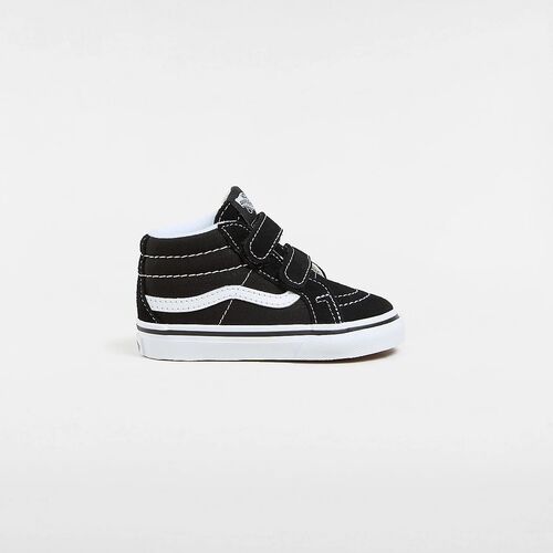 	Zapatillas Negras Vans de Bebé con Cierre Adherente Sk8-Mid Reissue (1-4 años) 22,5