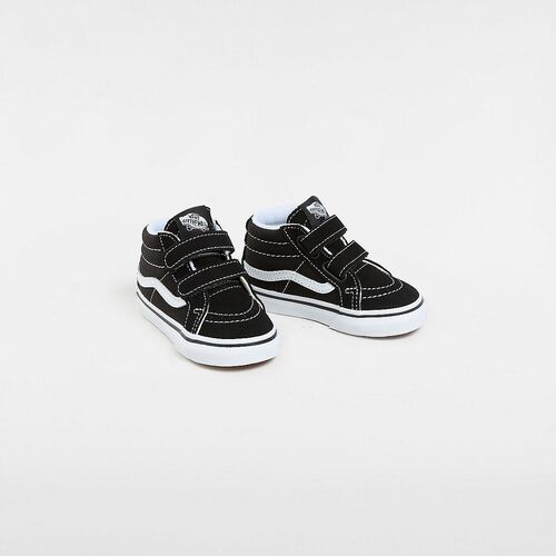 	Zapatillas Negras Vans de Bebé con Cierre Adherente Sk8-Mid Reissue (1-4 años) 22,5