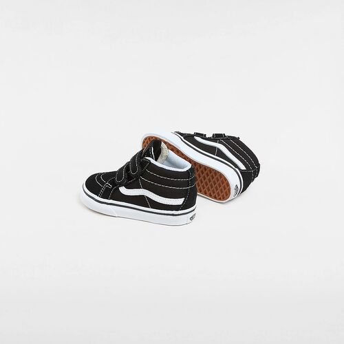 	Zapatillas Negras Vans de Bebé con Cierre Adherente Sk8-Mid Reissue (1-4 años) 22,5