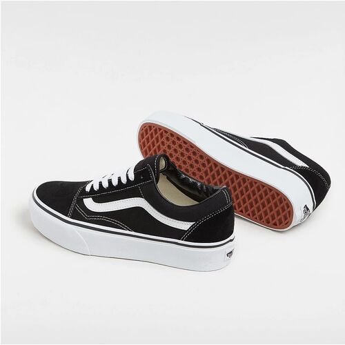 Zapatillas Negras Vans Old Skool de Plataforma 38.5