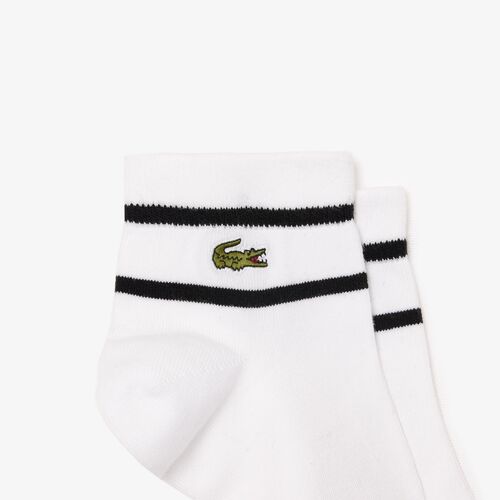Pack de 2 Calcetines de Rayas Blancos Lacoste 39/42