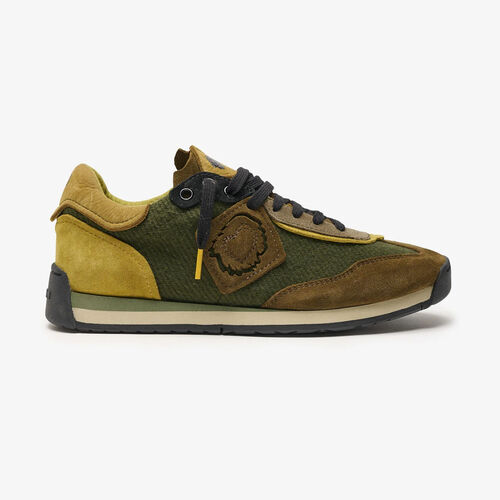Zapatillas Verdes Satorisan Enso Twill Felt Khaki Psychadelic 44