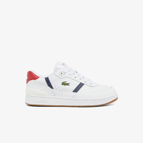 Zapatillas Lacoste Blancas de Piel T-Clip Set 41